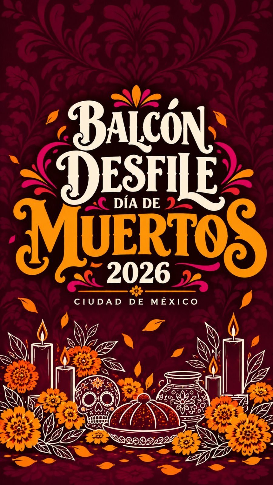 Balcón Gran Desfile Día de Muertos